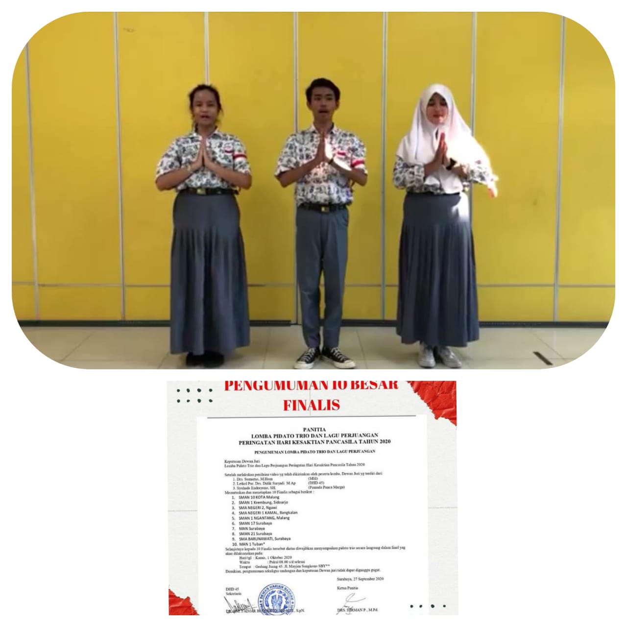 Gambar SMA BARUNAWATI TEMBUS 10 BESAR JAWA TIMUR