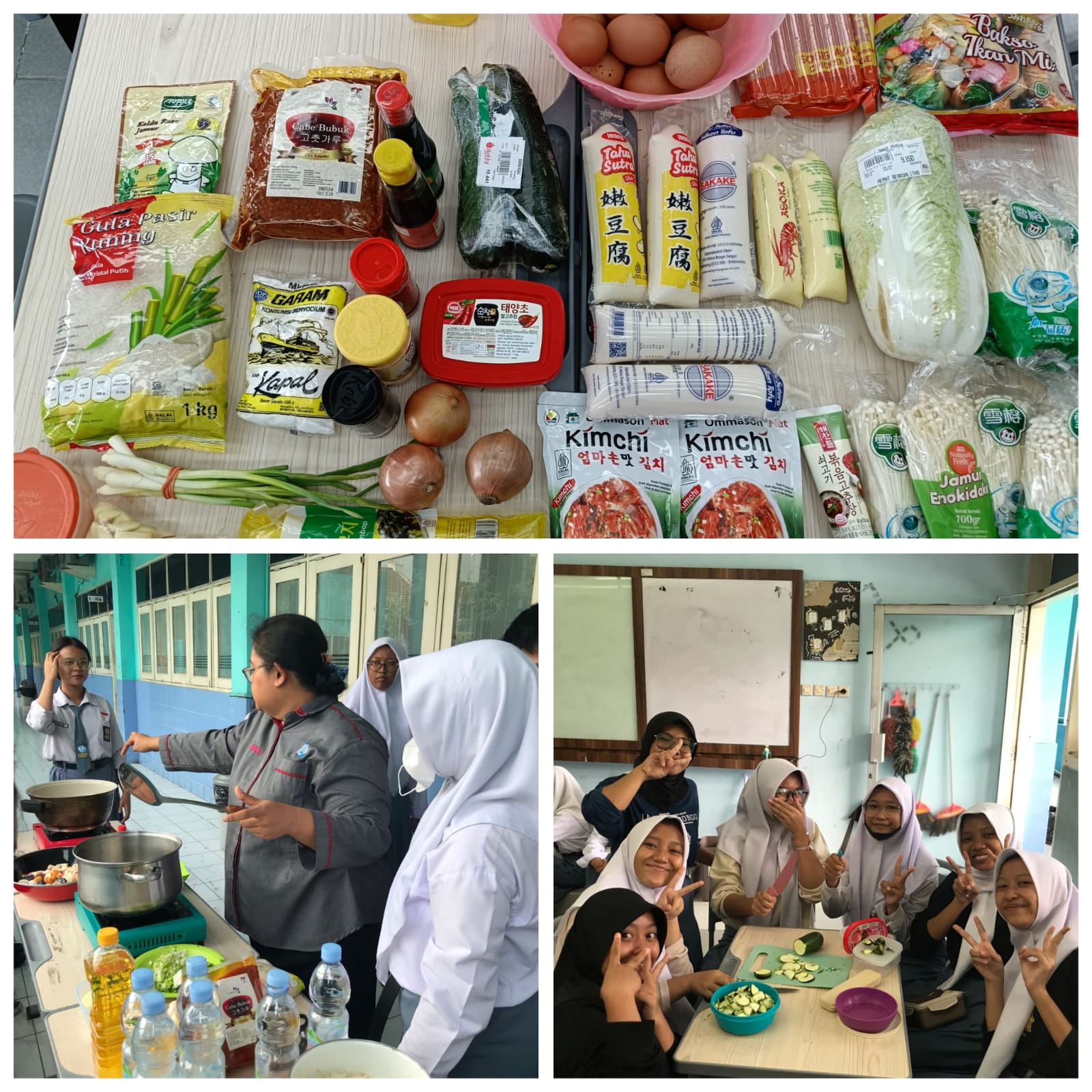 Gambar Sup Kimchi Tofu/Sundubu Jjigae (김치 순두부찌개) di SMA Barunawati Surabaya